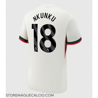 Chelsea Christopher Nkunku #18 Maglia Gara Trasferta Repliche 2025-26